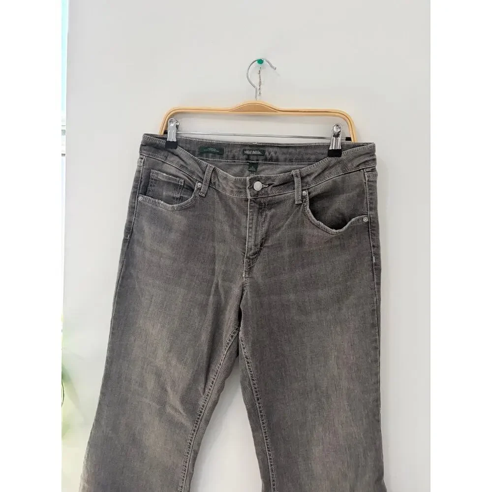 Wild Fable Gray Mid Rise Flare Jeans Size 14 - Picture 5 of 7
